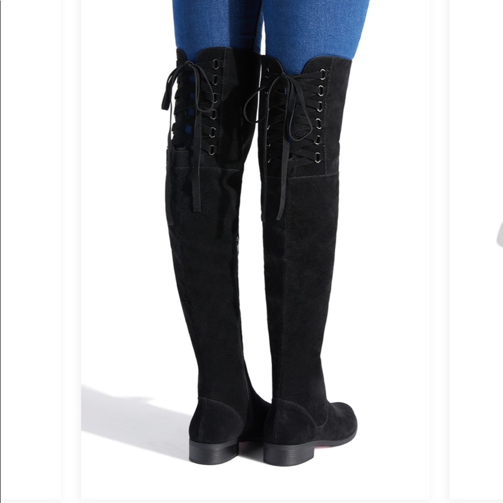 Shoe Dazzle Thigh High Boots